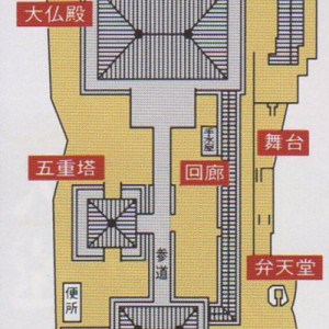 川会山長楽寺境内図