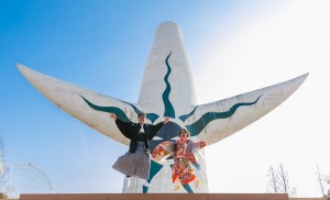 お二人の大ジャンプ